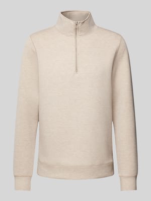 Sweatshirt mit Stehkragen Modell 'Sebastian' Shop The Look MANNEQUINE