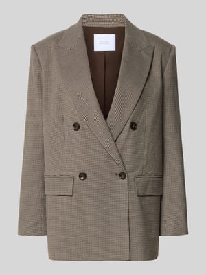 Blazer mit Mini-Karomuster  Shop The Look MANNEQUINE