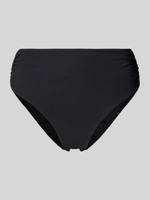 High Waist Bikini-Slip mit Label-Detail Modell 'SOLID' Shop The Look MANNEQUINE