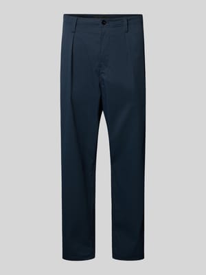 Straight Fit Chino mit Bundfalten Shop The Look MANNEQUINE