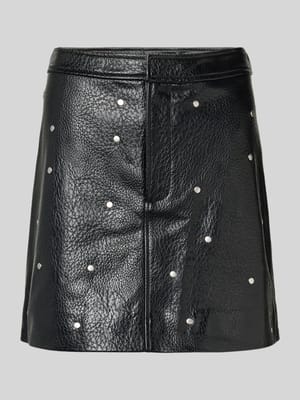 Minirok in leerlook, model 'Altari' Shop The Look MANNEQUINE