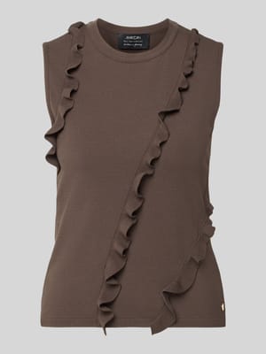Regular Fit Top aus Viskose-Mix Shop The Look MANNEQUINE