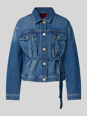 Kurtka jeansowa o kroju regular fit z czystej bawełny Model 'GIZZIE' Shop The Look MANNEQUINE