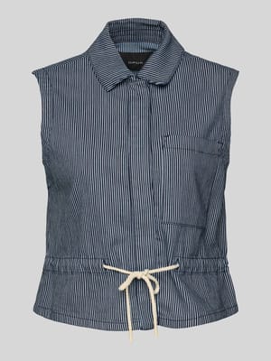 Gilet met blinde knoopsluiting, model 'Walea' Shop The Look MANNEQUINE