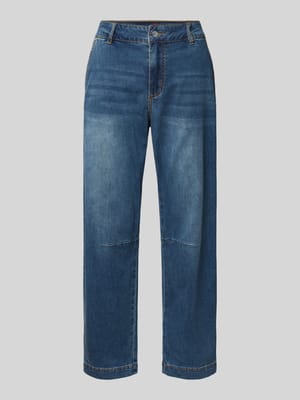 Jeans met achterzakken, model 'Barrel' Shop The Look MANNEQUINE