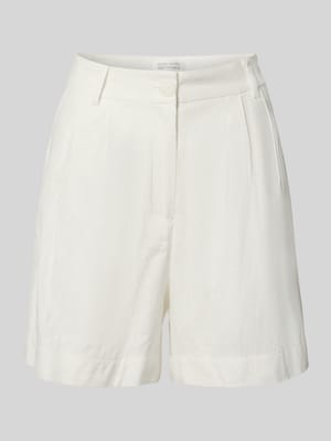 Flared Leinenshorts mit Bundfalten Modell 'SAMIRA' Shop The Look MANNEQUINE