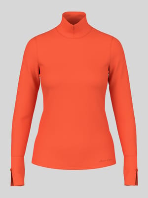 Longsleeve mit Stehkragen und Zierknöpfen Shop The Look MANNEQUINE