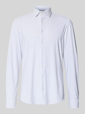 slim fit zakelijk hemd met kentkraag Shop The Look MANNEQUINE