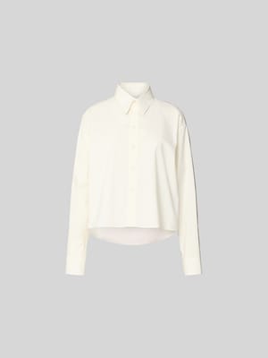 Regular Fit Hemdbluse aus Baumwolle Shop The Look MANNEQUINE