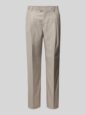 Regular Fit Anzughose mit Bundfalten Shop The Look MANNEQUINE