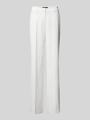 Straight leg stoffen broek met persplooien Shop The Look MANNEQUINE