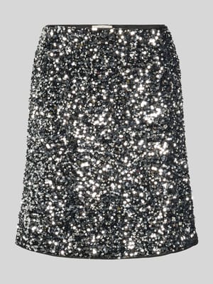 Minirok met pailletten, model 'LUNE' Shop The Look MANNEQUINE