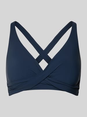 Bikini-Oberteil mit Knotendetail Modell 'SOLID' Shop The Look MANNEQUINE