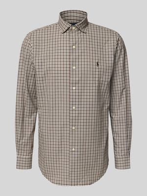 Custom fit vrijetijdsoverhemd met kentkraag Shop The Look MANNEQUINE