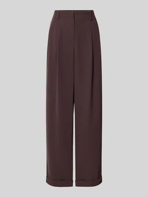 Relaxed Fit Stoffhose mit Kellerfalten Shop The Look MANNEQUINE