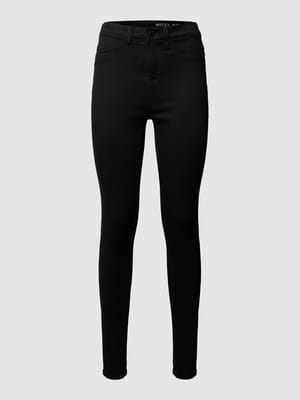 Skinny fit jegging met labelpatch Shop The Look MANNEQUINE