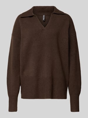 Sweter z dzianiny o kroju regular fit z dodatkiem wełny model ‘MALOU’ Shop The Look MANNEQUINE