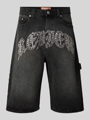 Szorty jeansowe o kroju relaxed fit z wyhaftowanym logo Shop The Look MANNEQUINE