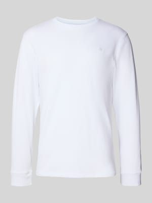 Shirt met lange mouwen en ribboorden Shop The Look MANNEQUINE