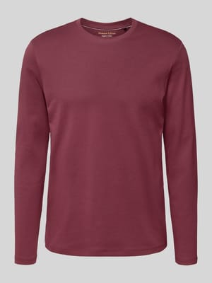 Longsleeve mit geripptem Rundhalsausschnitt Shop The Look MANNEQUINE