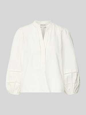 Relaxed Fit Bluse mit Loch-Stickerei Modell 'Ajour' Shop The Look MANNEQUINE