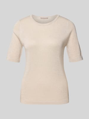 Strickpullover mit gerippten Abschlüssen Shop The Look MANNEQUINE