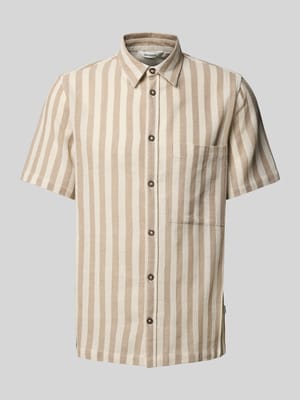 Freizeithemd mit Knopfleiste Modell 'Sven' Shop The Look MANNEQUINE