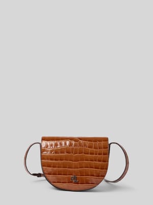 Torebka ze skóry bydlęcej z aplikacją z logo Shop The Look MANNEQUINE