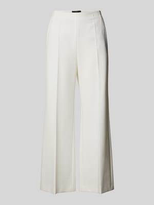 Slim fit stoffen broek met persplooien Shop The Look MANNEQUINE