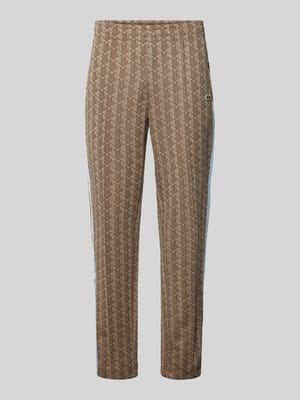 Regular fit sweatpants met grafisch all-over motief Shop The Look MANNEQUINE