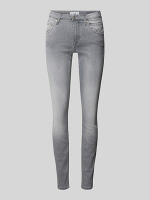 Slim Fit Jeans mit Gürtelschlaufen Shop The Look MANNEQUINE