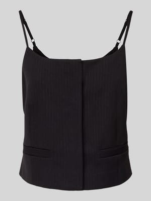 Kamizelka z regulowanymi, cienkimi ramiączkami model ‘Reece’ Shop The Look MANNEQUINE