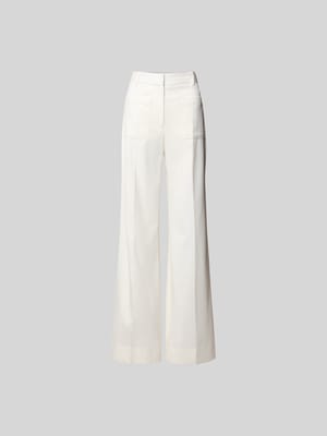 Flared Fit Stoffhose aus Woll-Mix Shop The Look MANNEQUINE