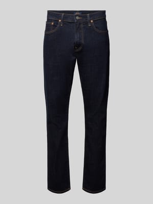 Straight Fit Jeans mit Raw Denim Optik Shop The Look MANNEQUINE