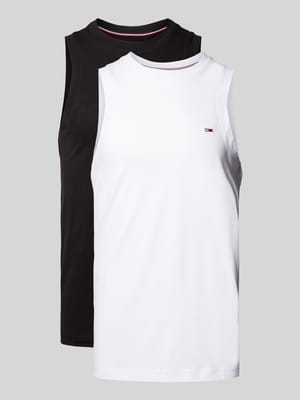 Tanktop mit Label-Stitching im 2er-Pack Shop The Look MANNEQUINE