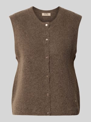 Regular Fit Cardigan aus elastischem Alpaka-Mix mit Knopfleiste Shop The Look MANNEQUINE