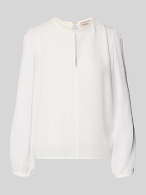 Blouse met ronde hals Shop The Look MANNEQUINE