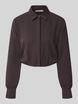 Blousenshirt met platte kraag Shop The Look MANNEQUINE