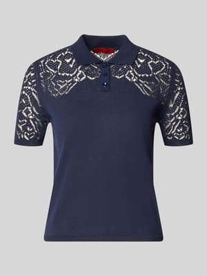 Sweter z dzianiny o kroju slim fit z czystej bawełny model 'LONZA' Shop The Look MANNEQUINE