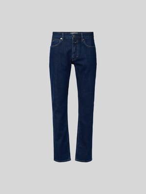 Straight Fit Jeans mit Logo-Patch Shop The Look MANNEQUINE