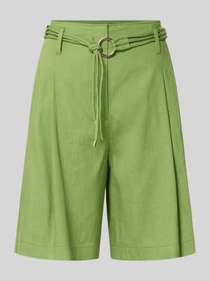 Wide Fit Shorts aus Leinen-Mix mit Viskose-Anteil Shop The Look MANNEQUINE