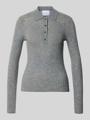 Henley-shirt van wol - curated by Viky Rader Shop The Look MANNEQUINE