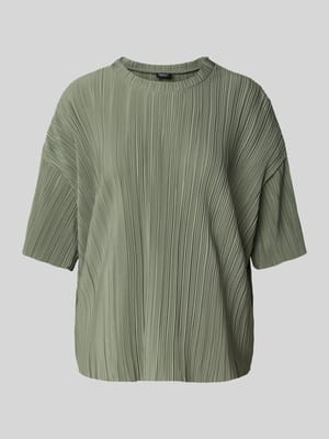 Boxy Fit T-Shirt mit Plissees Modell 'RAVENNA' Shop The Look MANNEQUINE