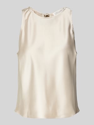 Blousetop met vetersluiting aan de achterkant, model 'Laureen' Shop The Look MANNEQUINE