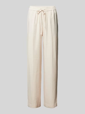 Spodnie materiałowe o kroju regular fit z przeszytym kantem model ‘Contri’ Shop The Look MANNEQUINE