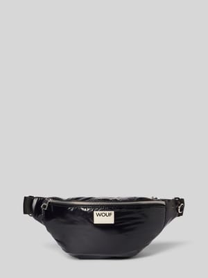 Bauchtasche mit Logo-Patch Modell 'Nuit' Shop The Look MANNEQUINE