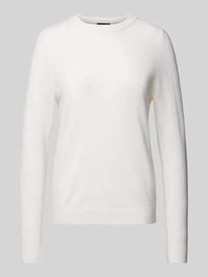 Gebreide pullover met ronde hals Shop The Look MANNEQUINE