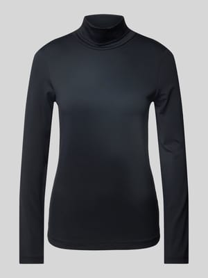 Slim Fit Longsleeve mit Rollkragen Shop The Look MANNEQUINE