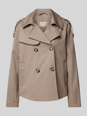 Trenchcoat mit Leistentaschen Shop The Look MANNEQUINE