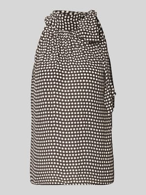 Top met blouse-look van pure viscose Shop The Look MANNEQUINE